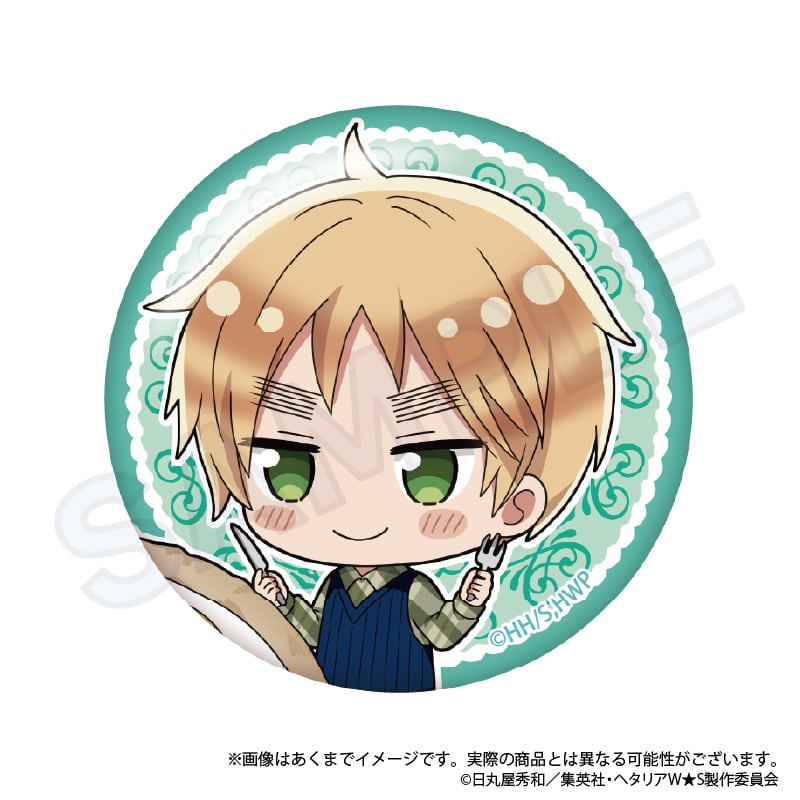 ヘタリア World☆Stars」トレーディング缶バッジ yummy! ver. Vol.1