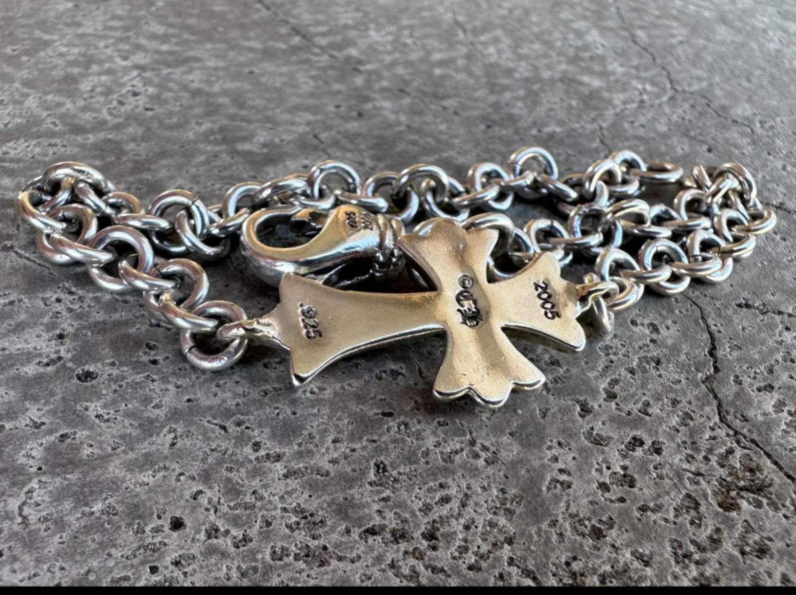 CHROME HEARTS クロムハーツ タイニー CHクロス ブレスレット NE