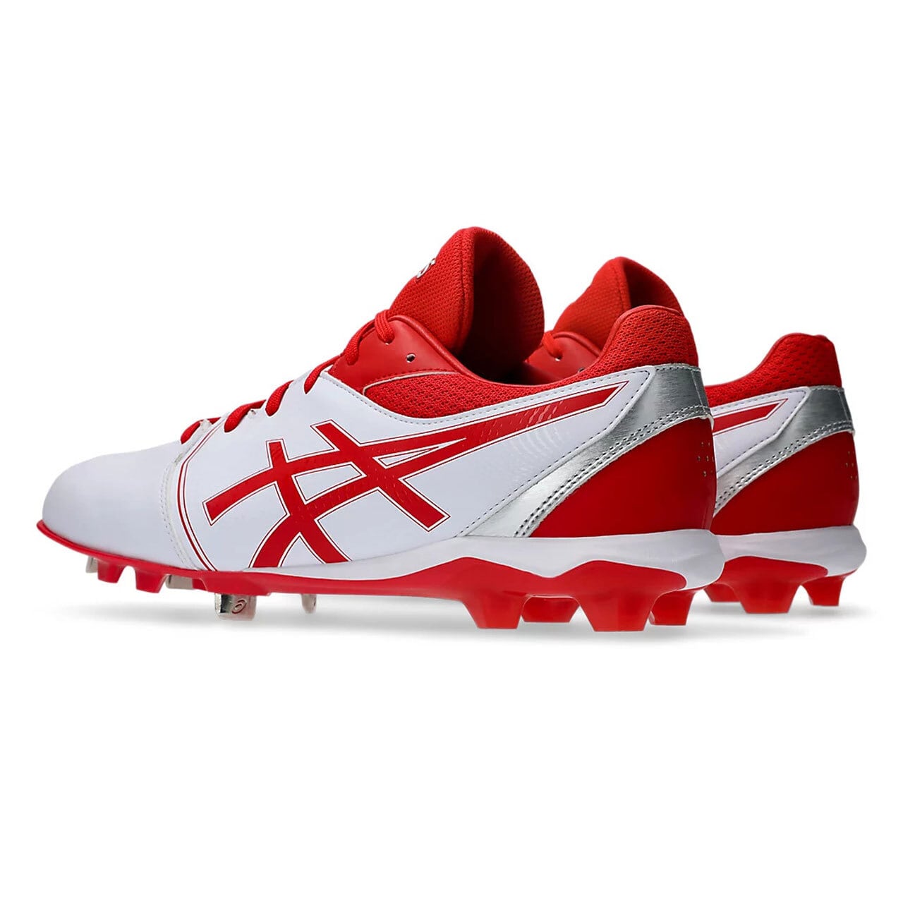 asics】金具 スパイク ネオコネクト 1123A054 （101）ホワイト×レッド