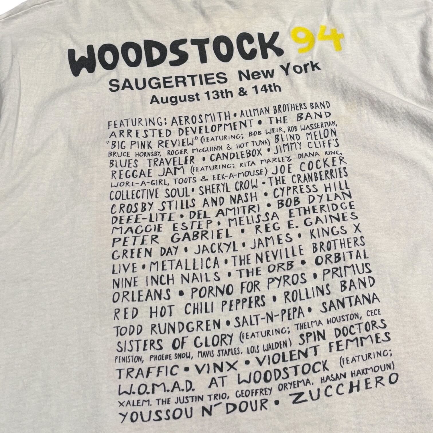 90's USA製 Woodstock 94' Festival T-Shirt XL / ウッドストック