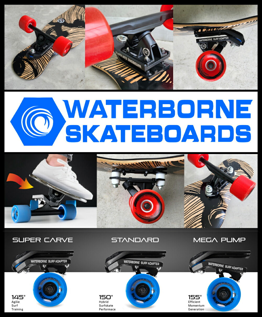 ロングスケートボード ダンシングYOROI JUJU45 WBF 45インチ 約114.3