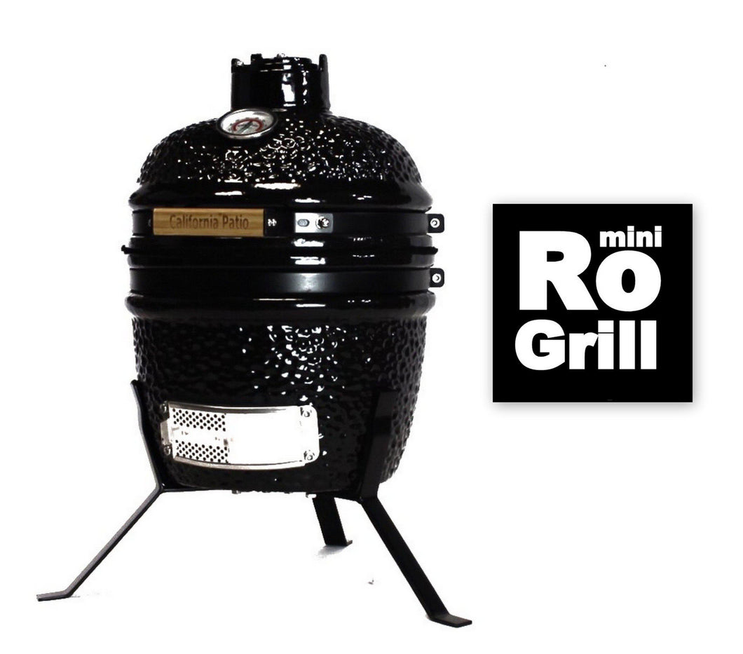 Ro mini Grill セラミック製 チャコールBBQグリル (27cm) (10.5 inch