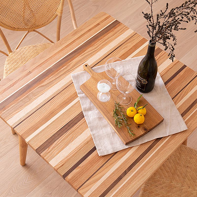 カラフルな寄木テーブル | ボー・デコール オンラインショップ