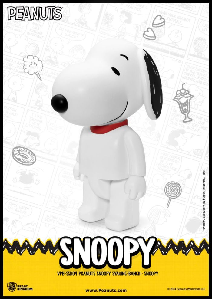 Beast-Kingdom USA | VPB-SSB04 Peanuts Snoopy SYAKING-BANG!!: Snoopy