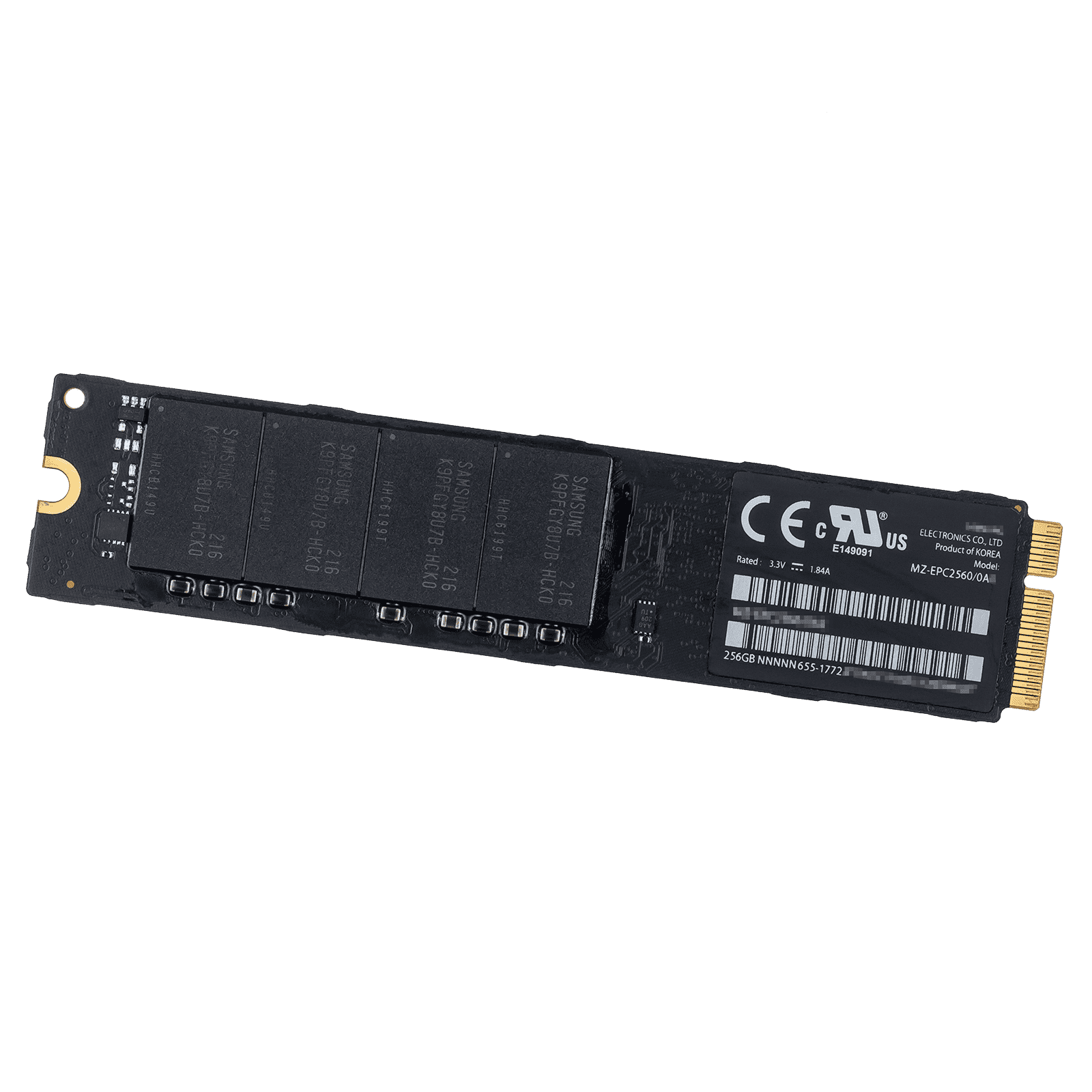 661-6620) 256GB Apple SSD - MacBook Air (Mid 2012)