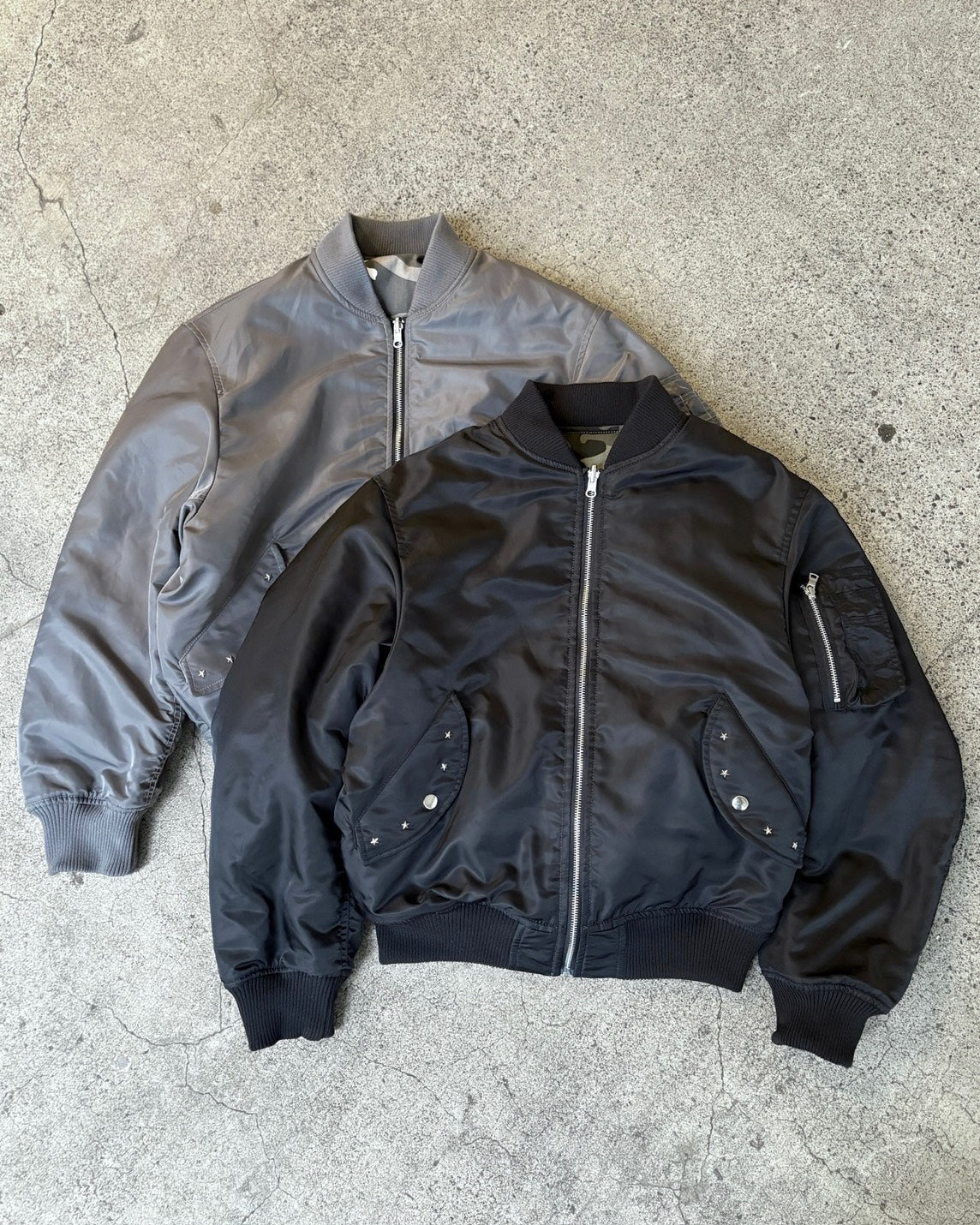 Camo Reversible MA-1 Jacket – BELVET