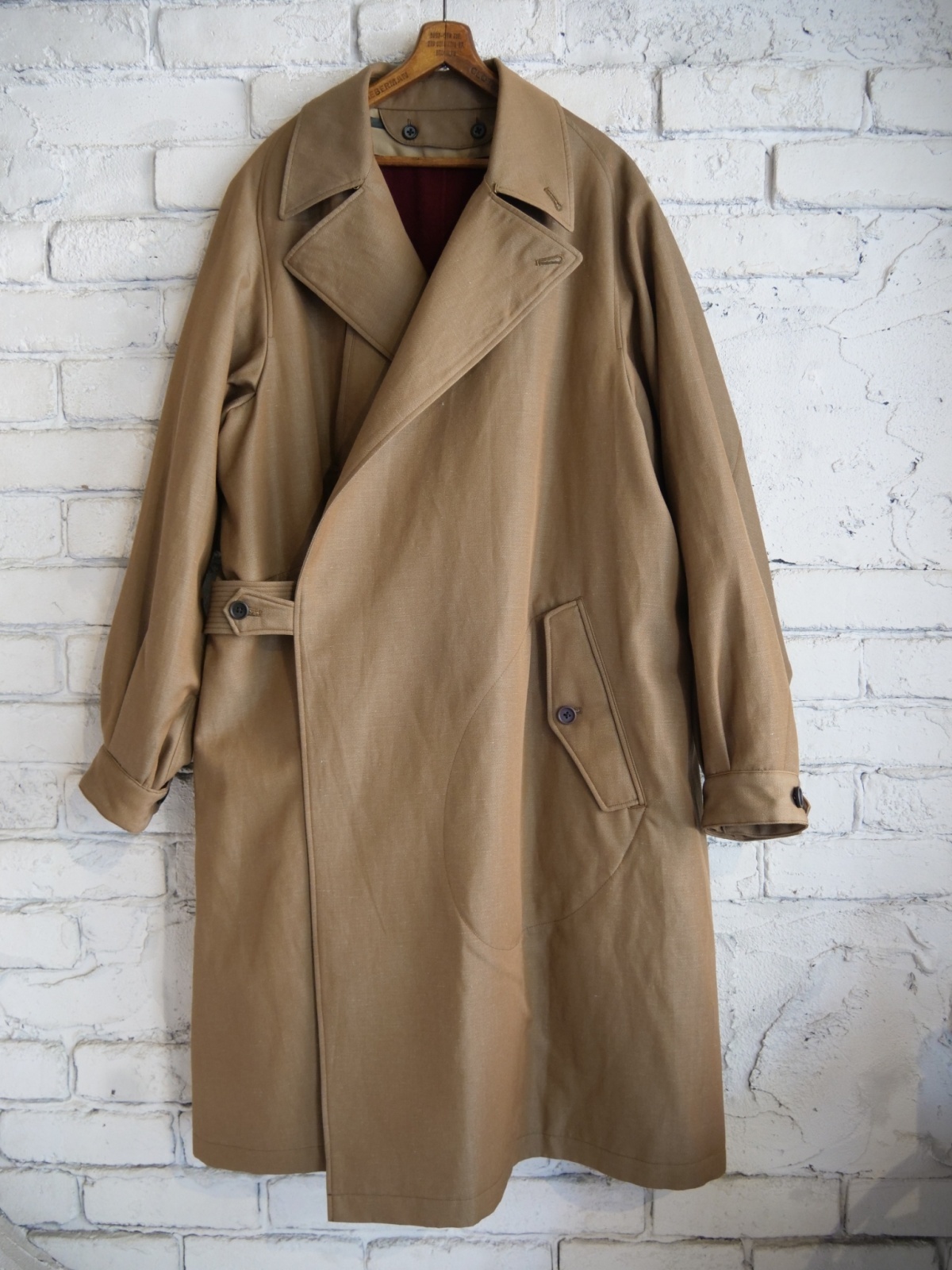 MAATEE&SONS OVERCOAT 2:1GABA マーティーアンドサンズ オーバーコート