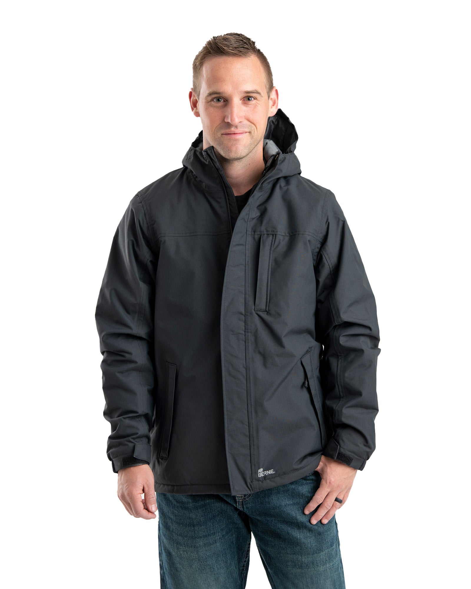Berne Men's Weather Warrior Waterproof Insulated Storm Jacket