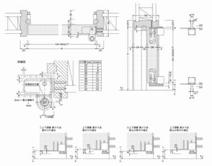 ドア金物(建具金物) ＞ ヒンジ ＞ ピンポイントヒンジ ＞ ピンポイント