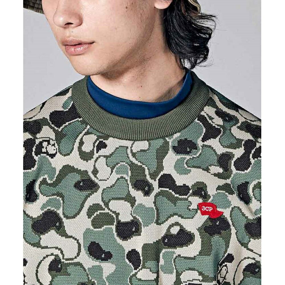 Munsingwear ENVOY 3Colors Penguin logo ゴルフコースカモフラ ジャ