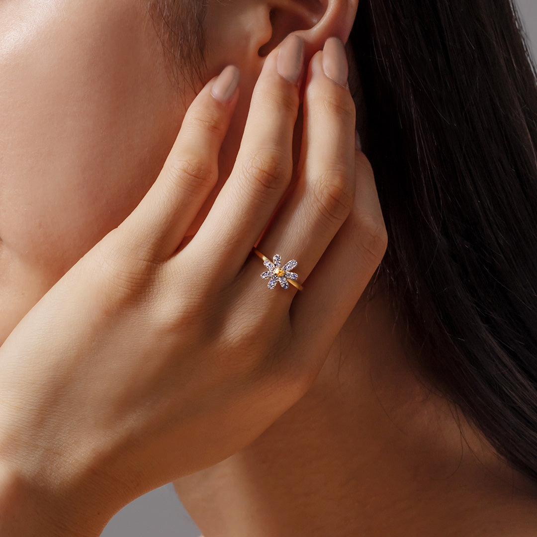 ビズー公式】ダイヤモンド K18 ホワイトゴールド イエローゴールド