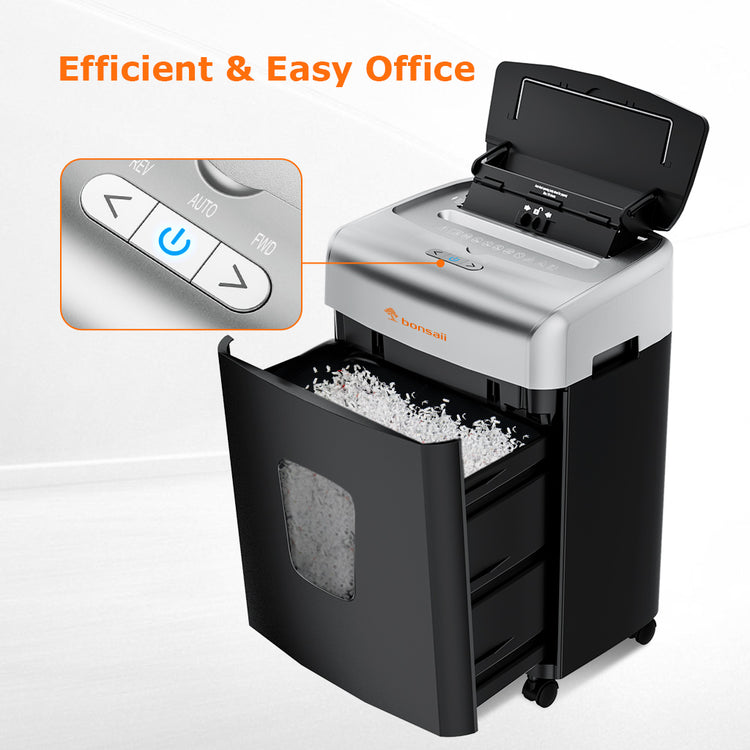 Bonsaii C233-B AutoFeed Shredder | 110-Sheet Auto-Feed & 12-Sheet Manu