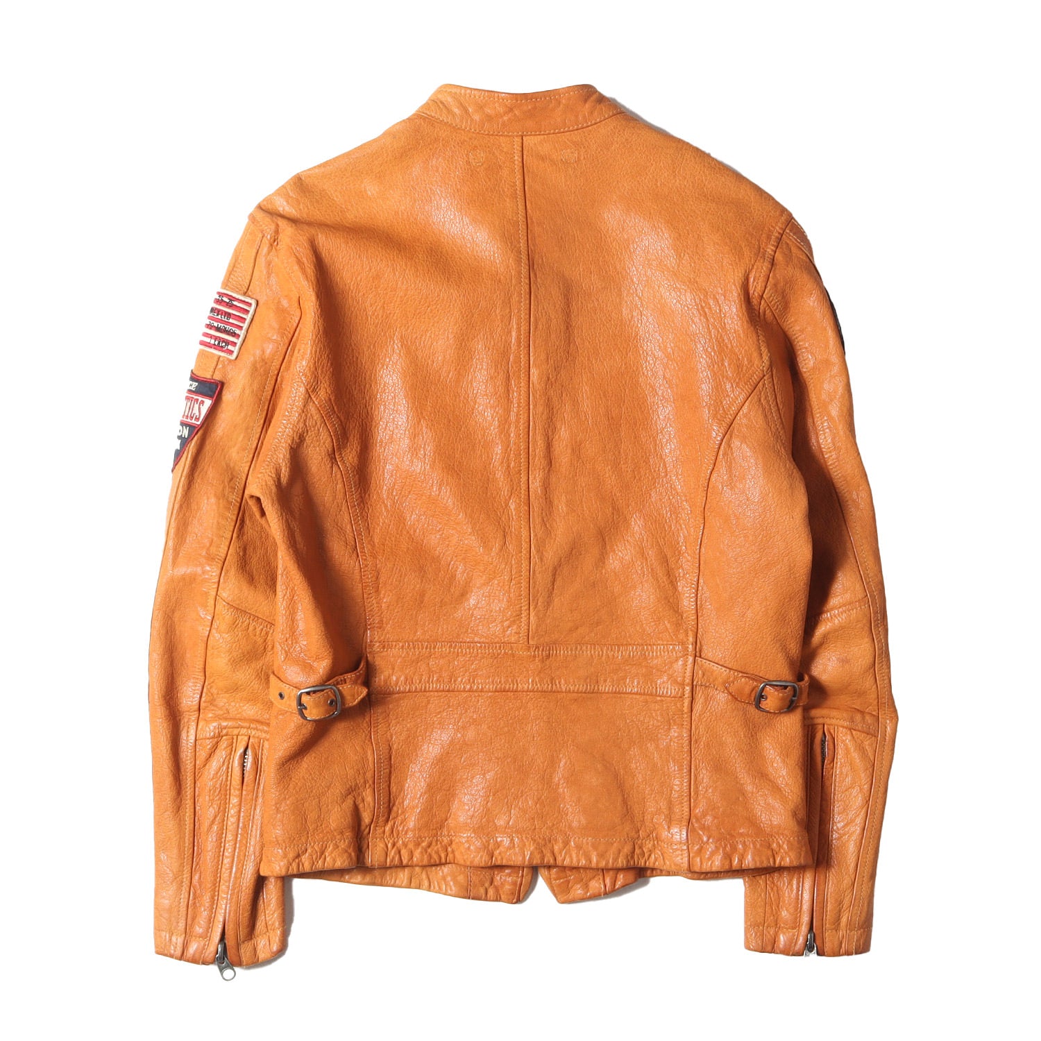 AVIREX (アヴィレックス) 純正カスタム ゴートスキンレザー シングル