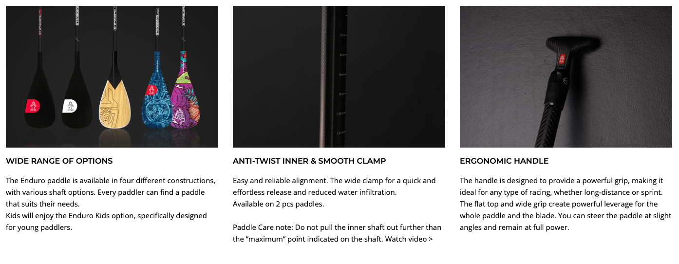 Starboard Enduro Prepreg Carbon Paddle | Boardsports California
