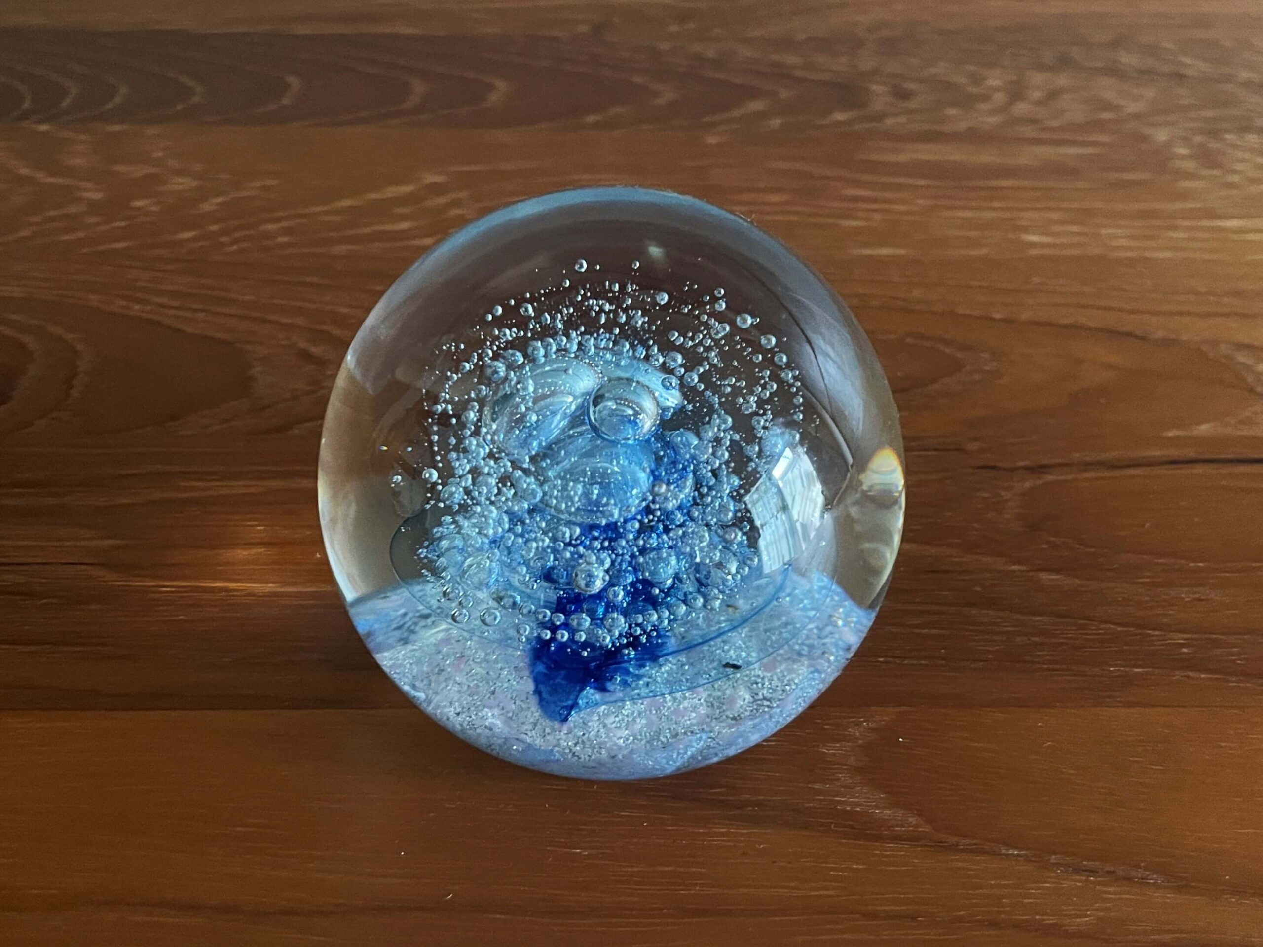 N10288 セルカーク ガラス アイスミスト ペーパーウェイト N10288