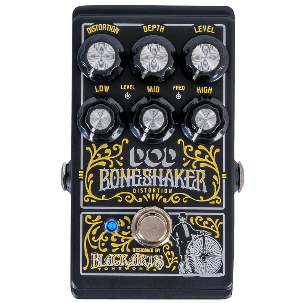 DOD Boneshaker Distortion/Overdrive Pedal with 3-band Parametric