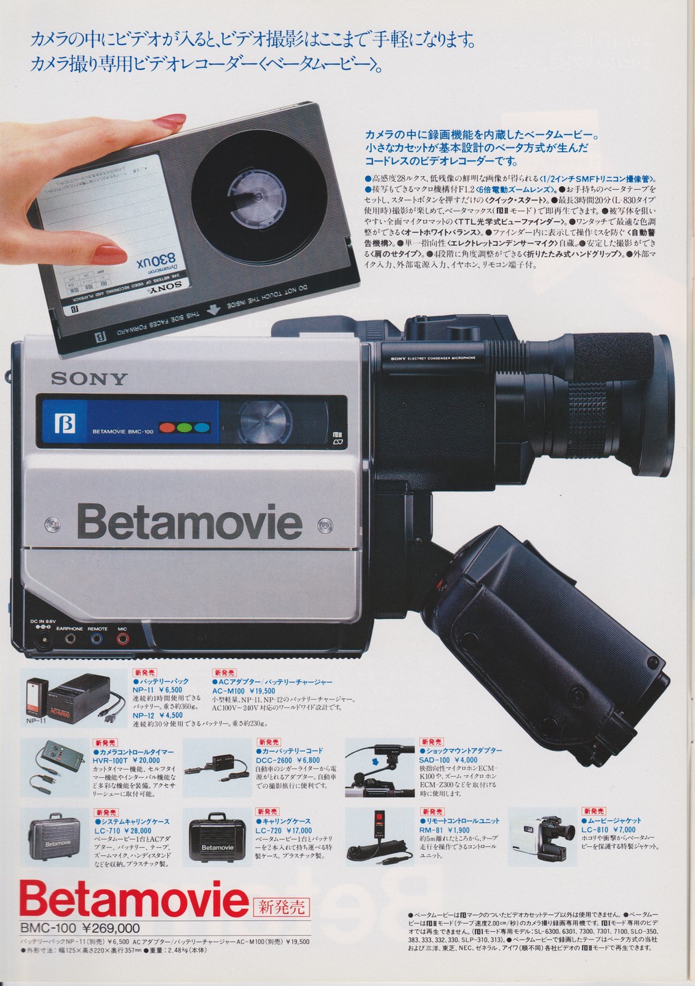 ベータマックス / ベータムービー 1983年11月 | ソニー坊やと呼ばれた男