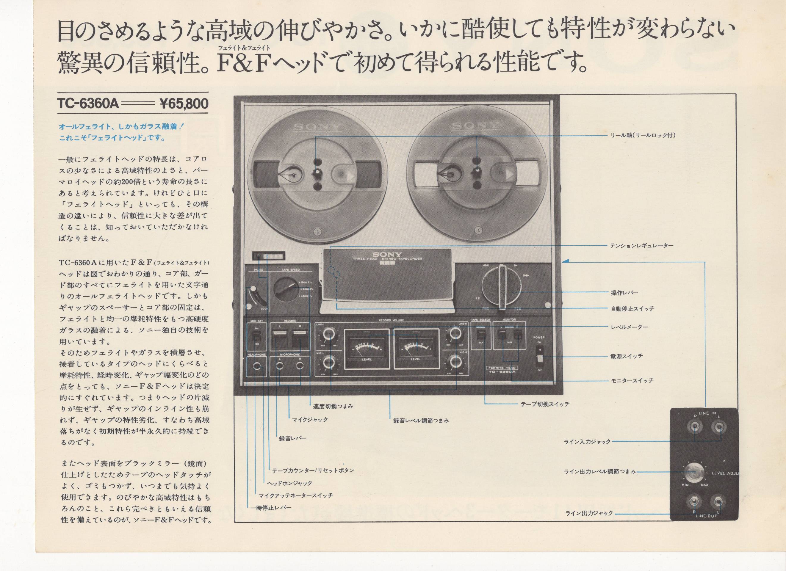 TC-6360A 1974年1月 | ソニー坊やと呼ばれた男