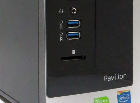 実機レビュー】HP Pavilion Slimline 400-220jpの外観・内部