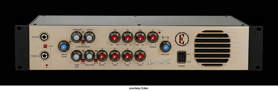 EDEN ELECTRONICS ELECTRIC BASS AMPLIFIERS: WORLD TOUR PRO SERIES