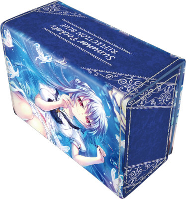 合皮製デッキケースW Summer Pockets REFLECTION BLUE「空門 蒼」Ver