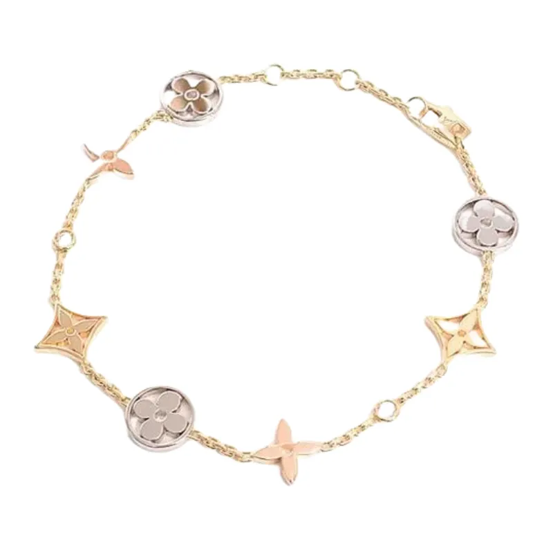 ルイヴィトン ブレスレット モノグラム・イディール 2Pダイヤ