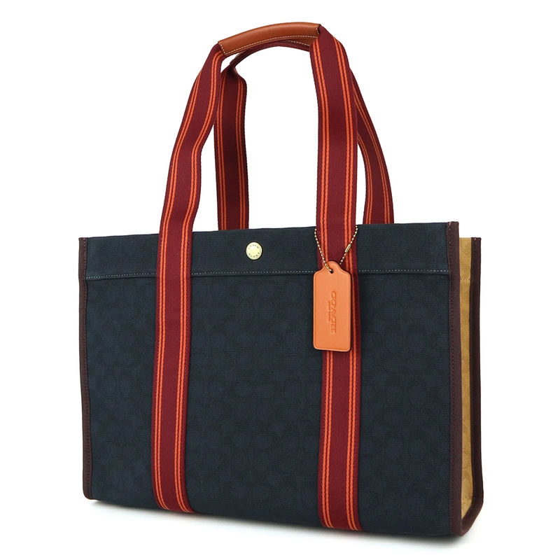 Brandol / COACH コーチ トートバッグ シグネチャー ジャカード スピン