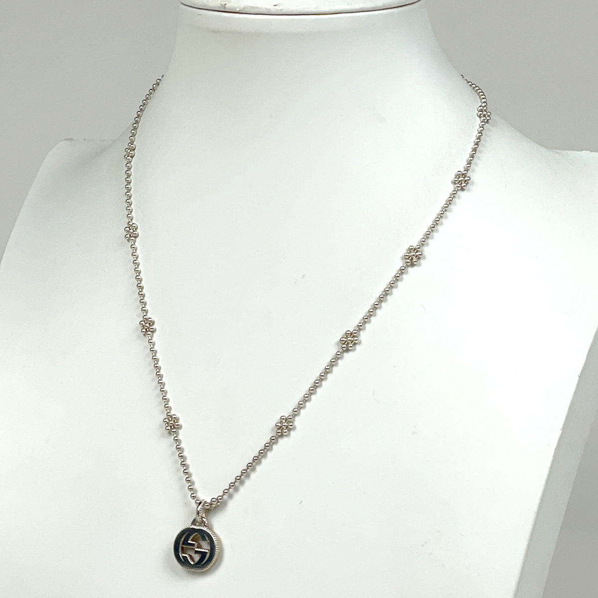 グッチ インターロッキングG ネックレス シルバー925 レディース
