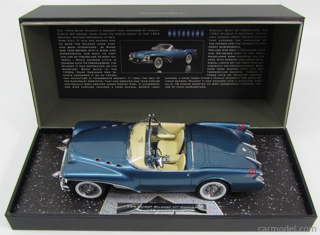 MINICHAMPS 107141220 Scale 1/18 | BUICK WILDCAT II CONCEPT SPIDER