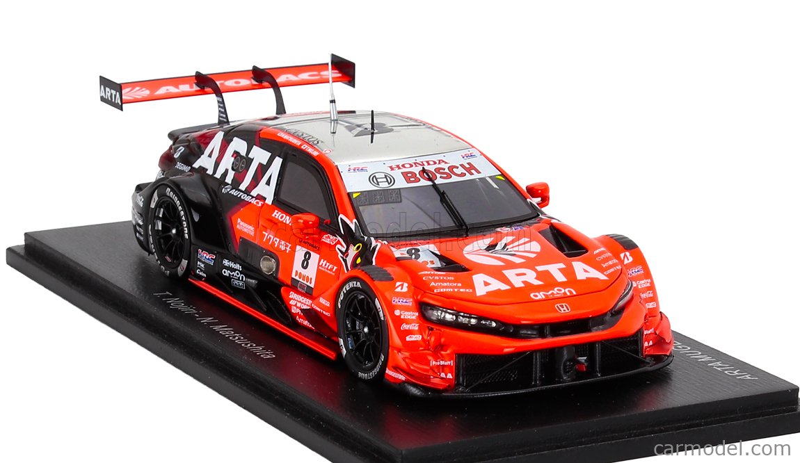 SPARK-MODEL 43SGT25008 Scale 1/43 | HONDA CIVIC TYPE R-GT TEAM