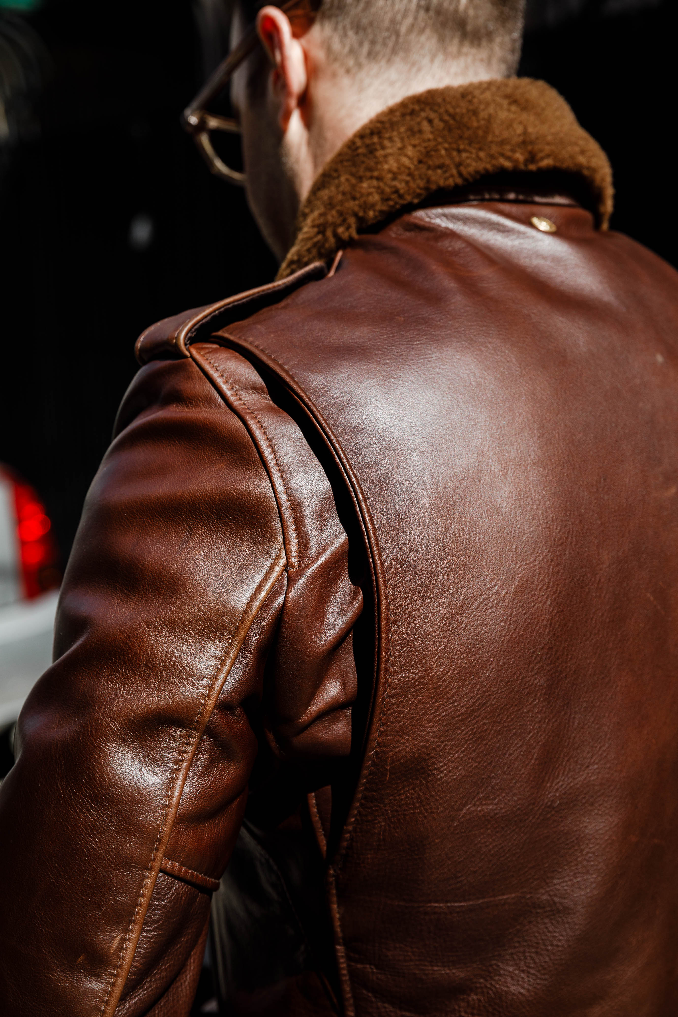 Schott N.Y.C - P656H - Chocolate Brown Horsehide