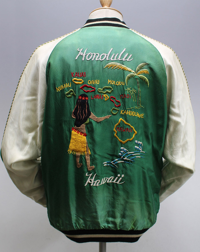 TAILOR TOYO/テーラー東洋 エイジングモデル スカジャン “HAWAII MAP