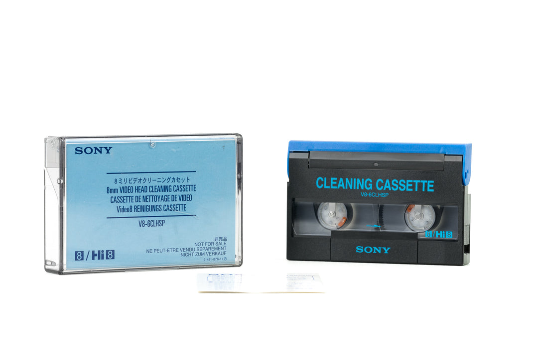 Sony 8MM Video Head Cleaning Cassette - V8-6CLHSP – BuyMoreFilm
