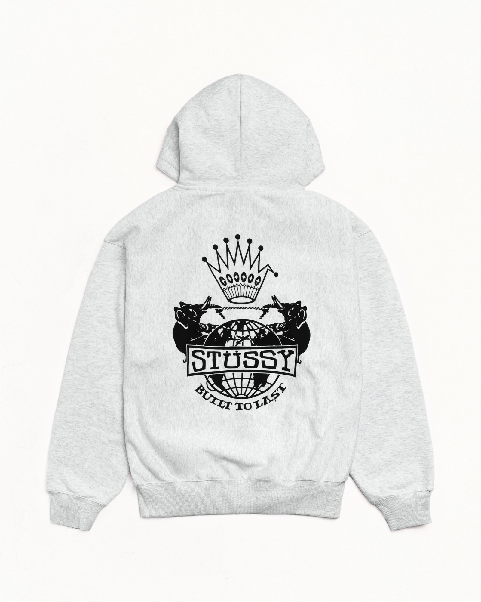 Built To Last Zip Hoodie – Ash Heather | Sweats | Stüssy Canada