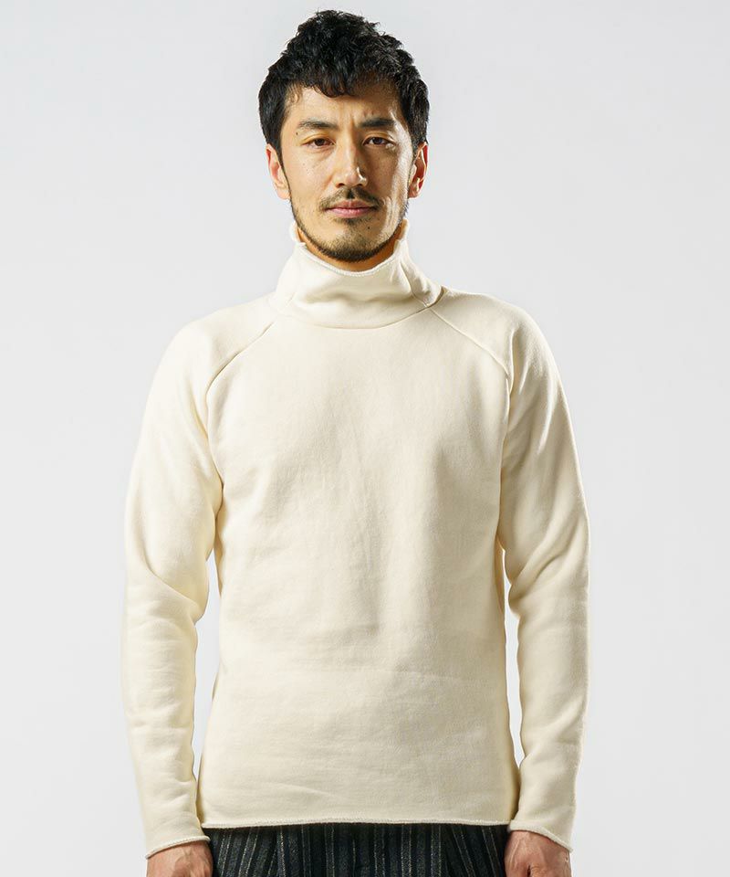 wjk】heavy weight mock neck(brushed lining) モックネックカットソー