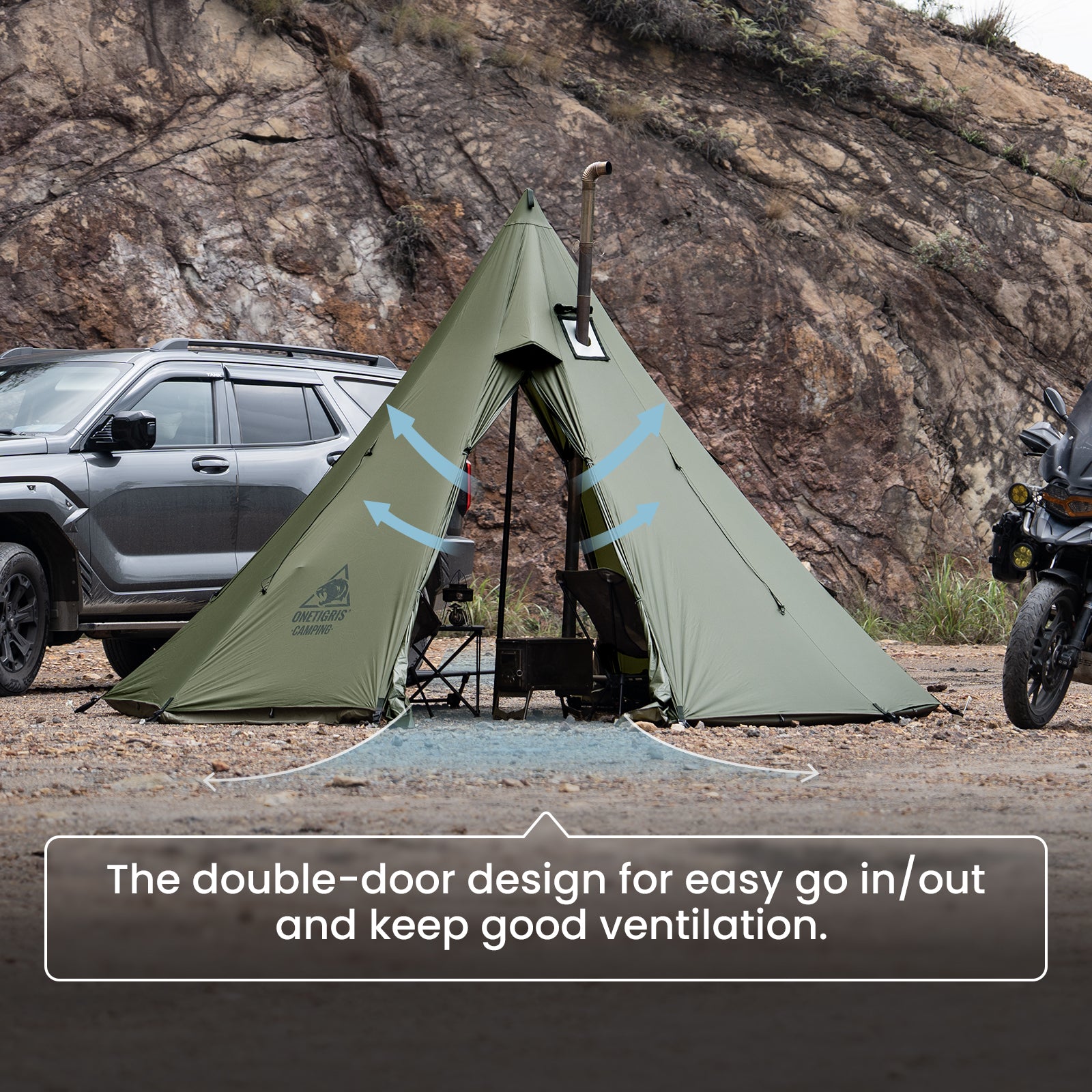 Rock Fortress Hot Tent – OneTigris Camping