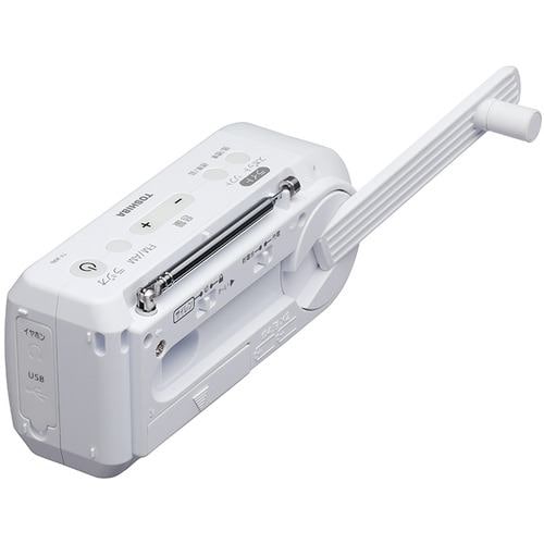 東芝 TY-JKR6-W FM／AM充電ラジオ ホワイト | ヤマダウェブコム