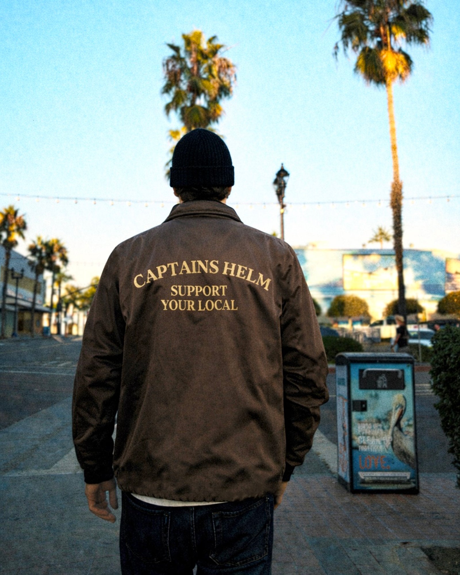 ORDER ITEM】CAPTAINS HELM #SAVAGE LOGO COACH JKT