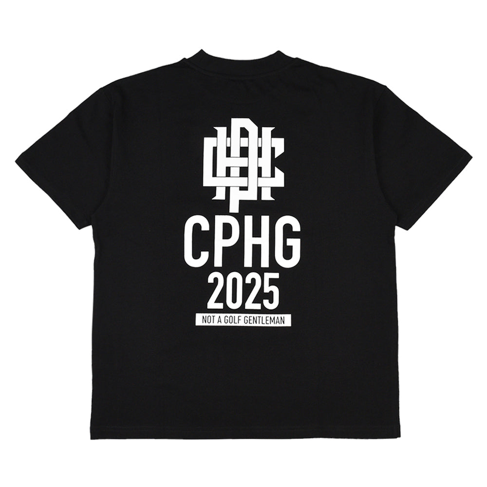 NO MORE DOUBLE BOGEYS HALF MOCK NECK TEE BLACK – Cph/Golf™︎