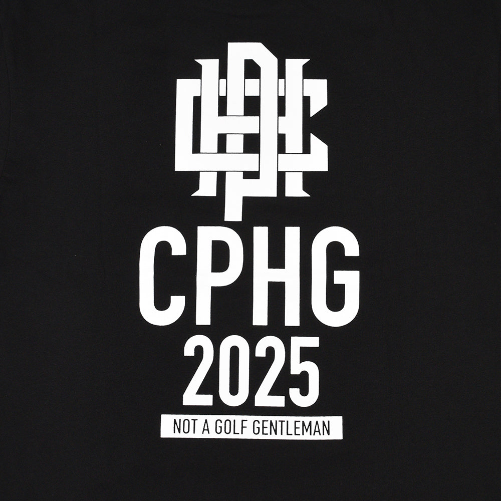 NO MORE DOUBLE BOGEYS HALF MOCK NECK TEE BLACK – Cph/Golf™︎