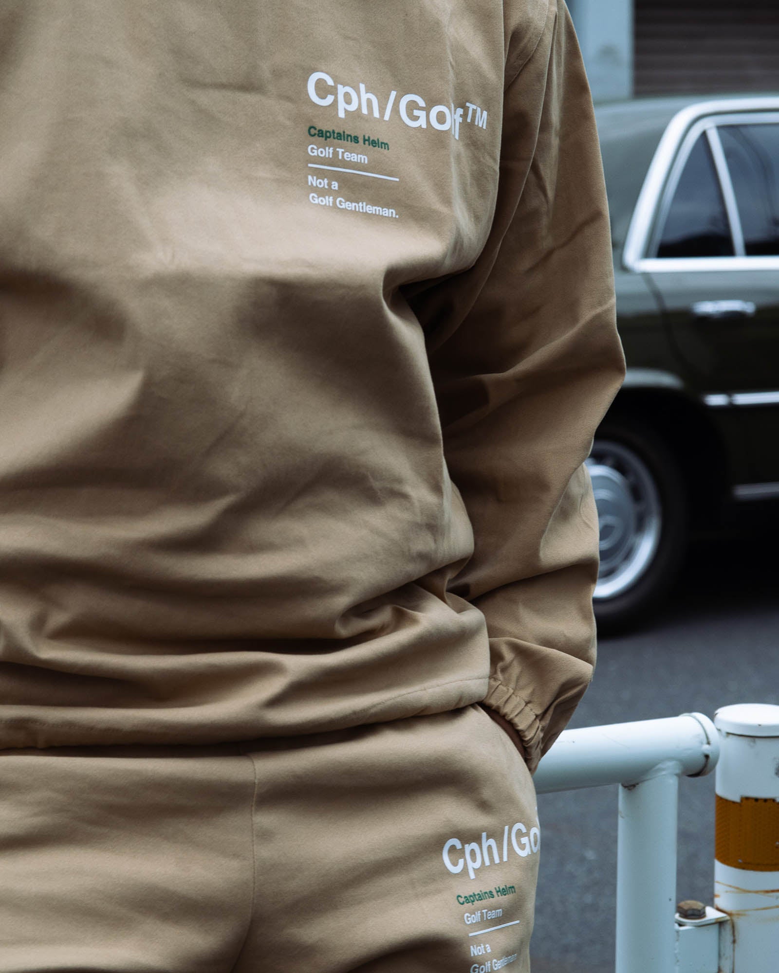 COTTON TRACK PULLOVER JACKET – Cph/Golf™︎