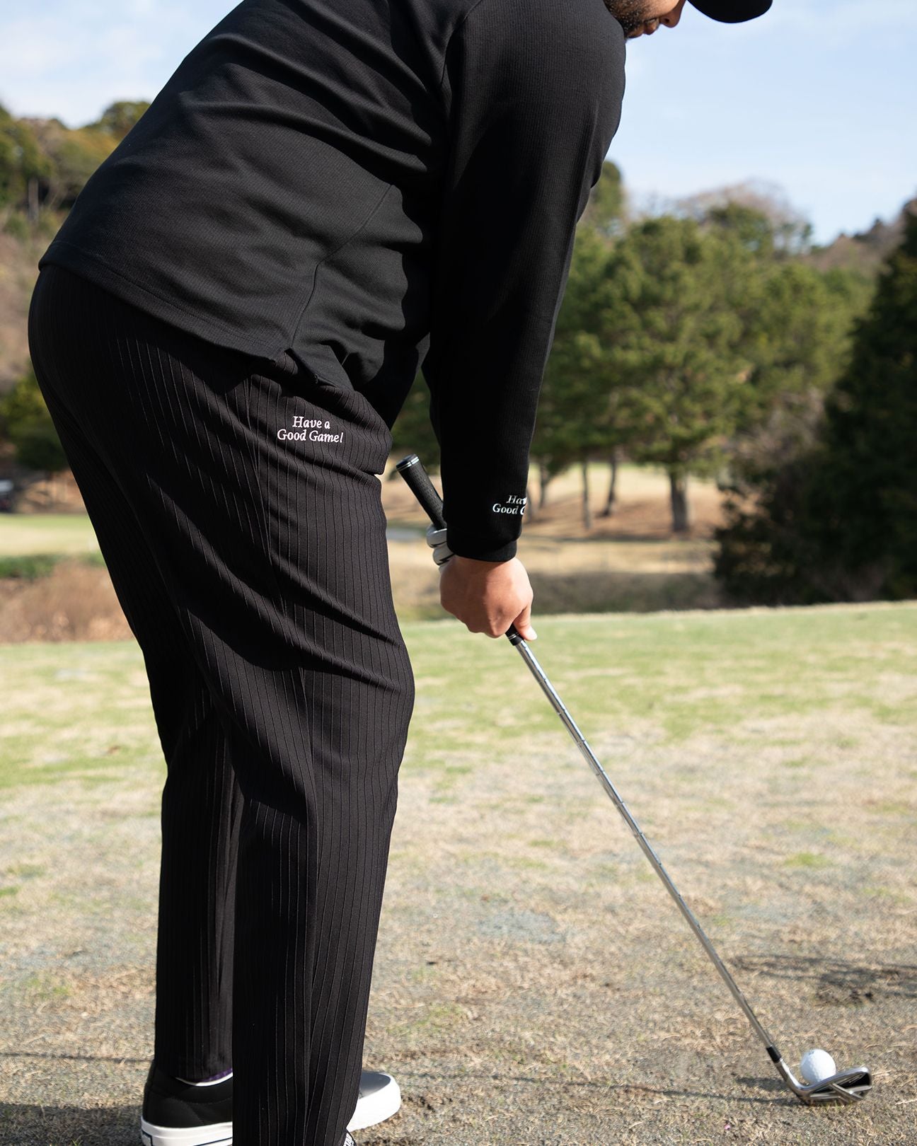 SUPERTHANKS × Cph/Golf™️ #SKIPPER SHIRTS - BLACK - – Cph/Golf™︎