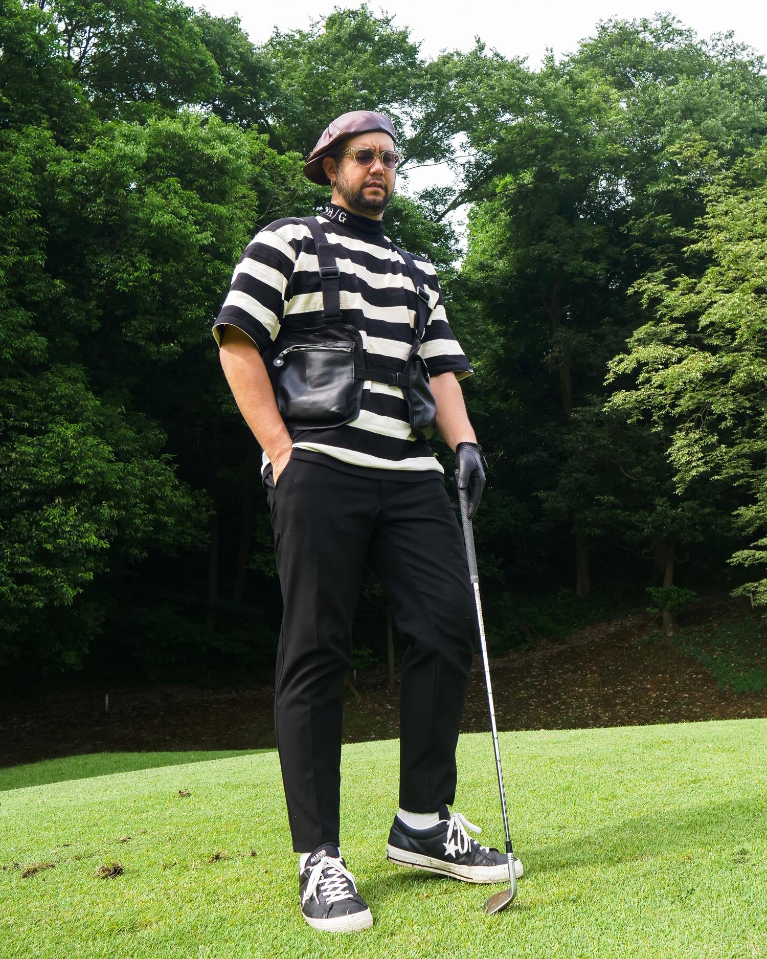 SCHOTT × CAPTAINS HELM GOLF #GOLF VEST - BLACK - – Cph/Golf™︎