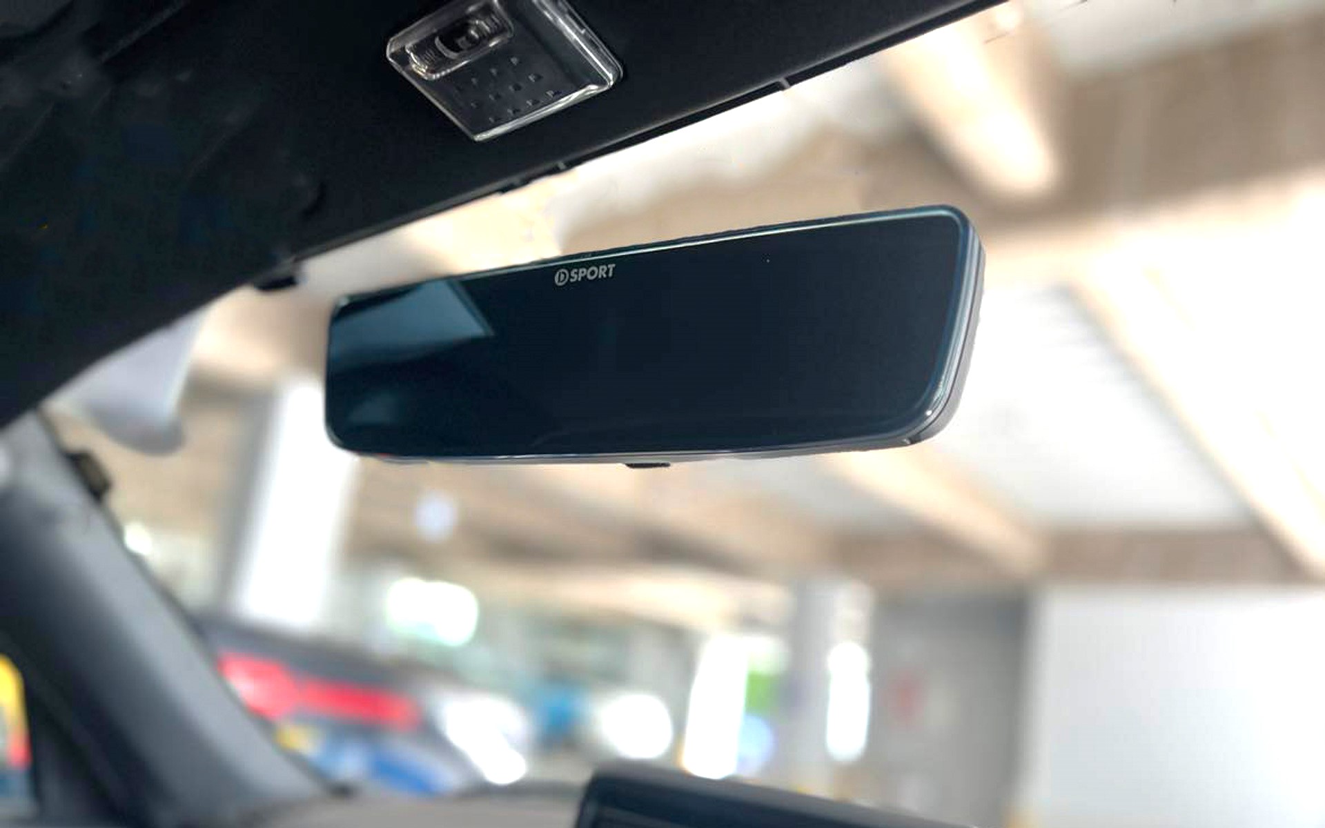 D-SPORT、コペン（L880K）用「ワイドルームミラー」 ブルークローム鏡