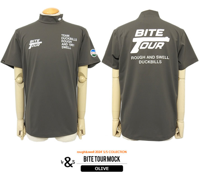 rough&swell［ラフアンドスウェル］BITE TOUR MOCK/ディンプルジャージ