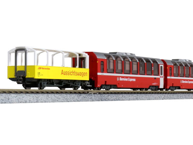 カトー 10-1656 レーティッシュ鉄道 ベルニナ急行（新ロゴ） 増結4両