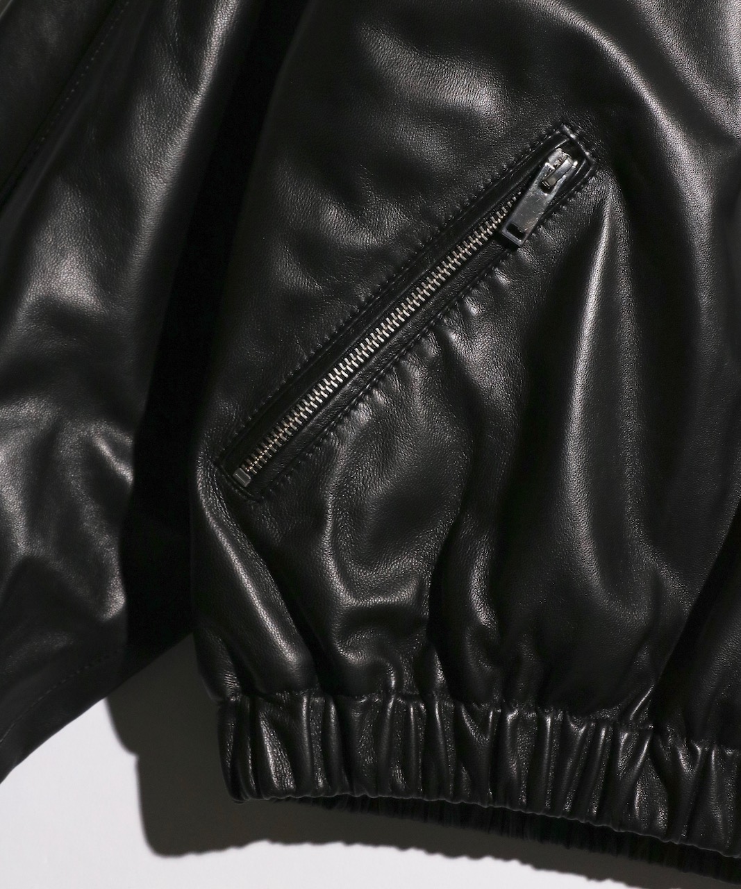 WILLY CHAVARRIA / TRACK JACKET LAMB LEATHER – C.E.L.STORE NOTE