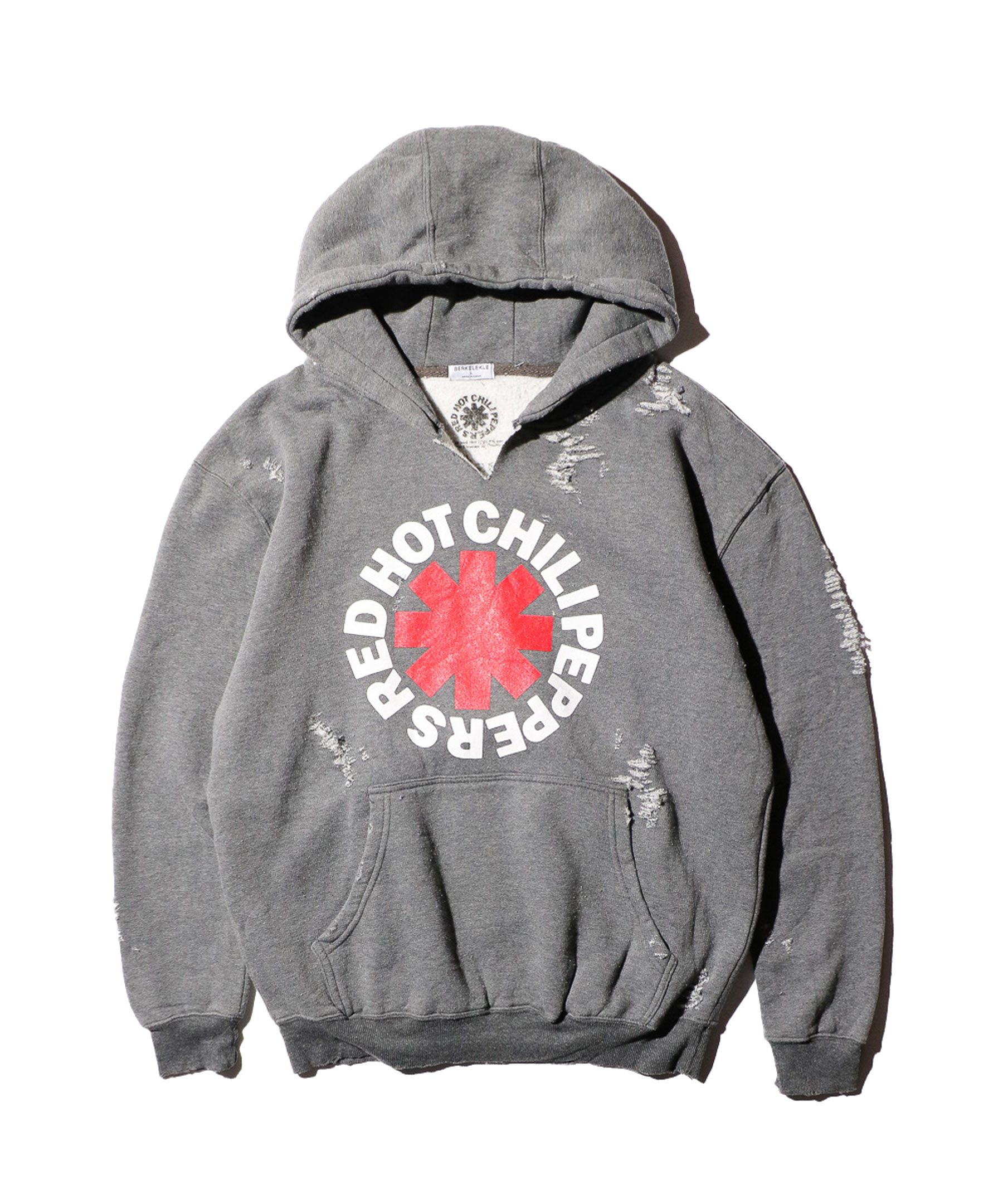 THRIFTY LOOK / WORN-OUT BAND HOODIE “RED HOT CHILI PEPPERS