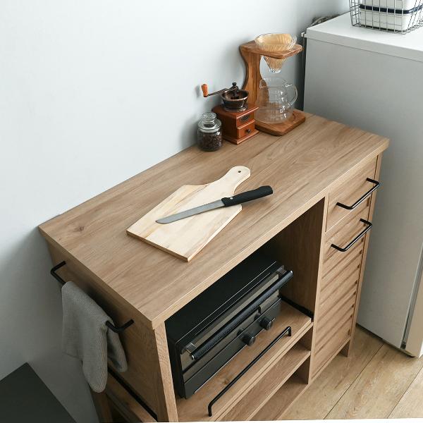 LAFIKA（ラフィカ）レンジボード（ロータイプ・85.4cm幅）：SatoSangyo