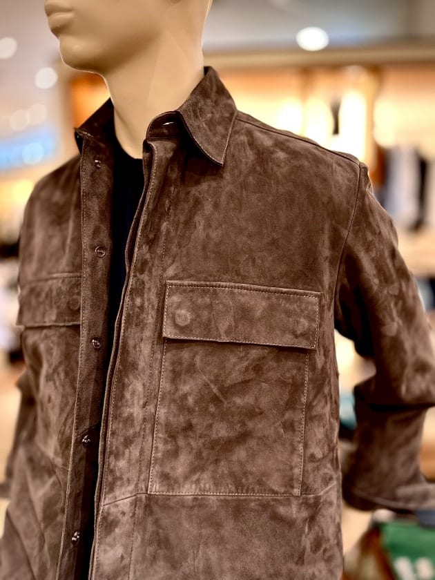 山羊革スエードシャツブルゾン。｜BEAMS F（ビームスF）｜BEAMS
